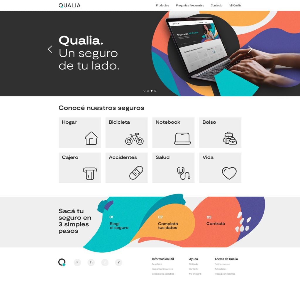 Qualia, una nueva forma de contratar seguros 100% online: de forma rápida, simple, a medida y sin letra chica.