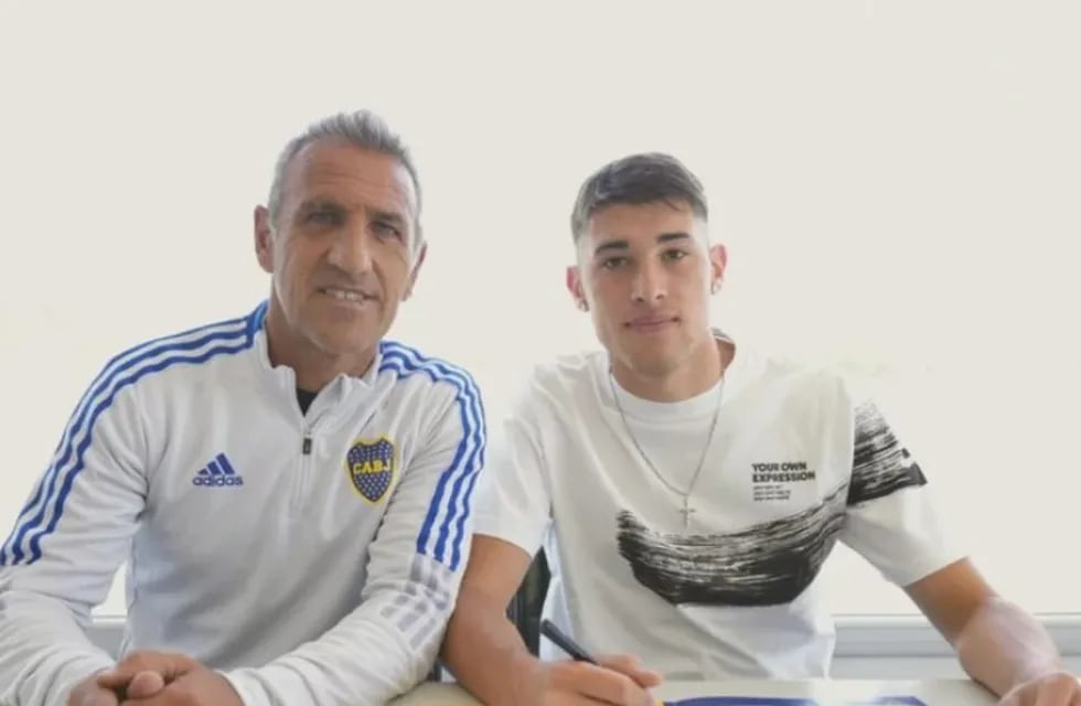 Federico Aguirre firmó contrato con Boca.