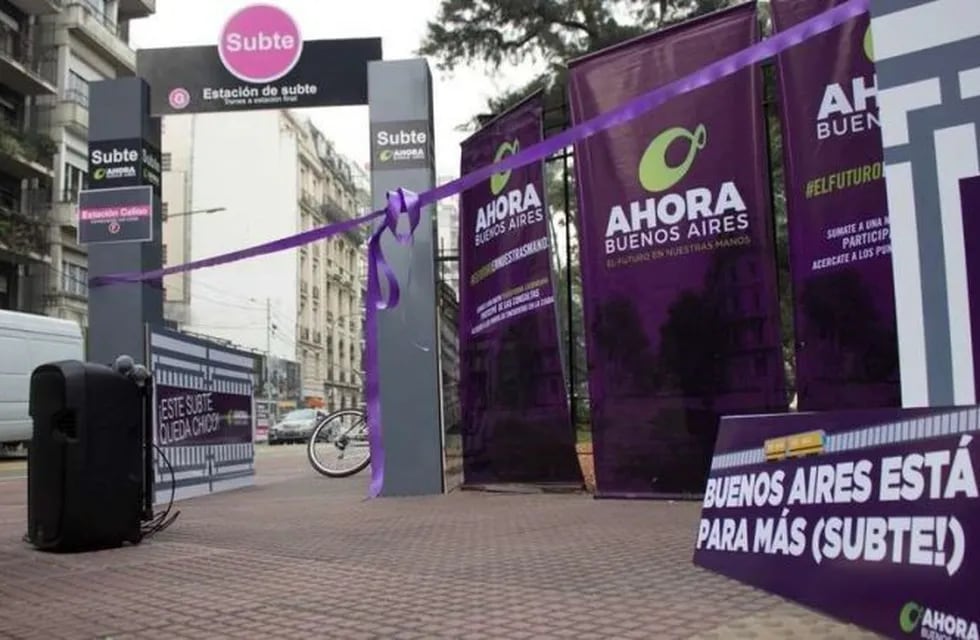 Simularon dos estaciones de subte para reclamar obras, (Ahora Buenos Aires)