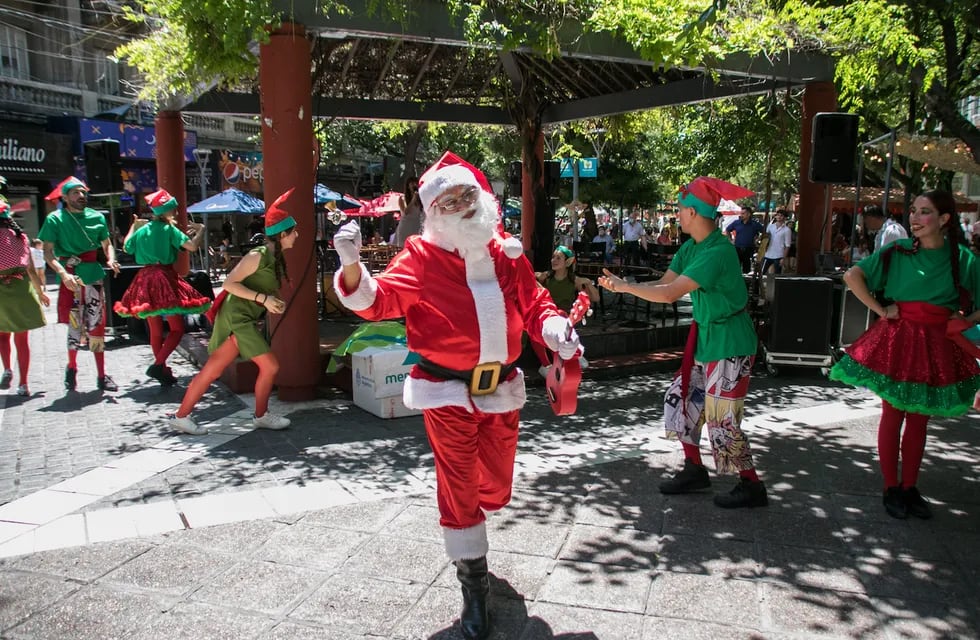 La Navidad ya se vive en la Ciudad de Mendoza. Foto: Prensa Ciudad de Mendoza