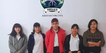 Jóvenes de “Rescatistas Punta Alta”