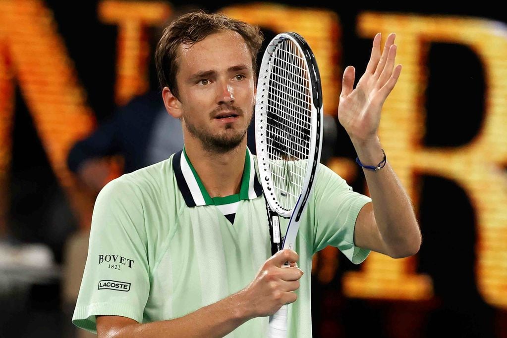 Daniil Medvedev irá en busca del número uno del ranking ATP en la final del Abierto de Australia.