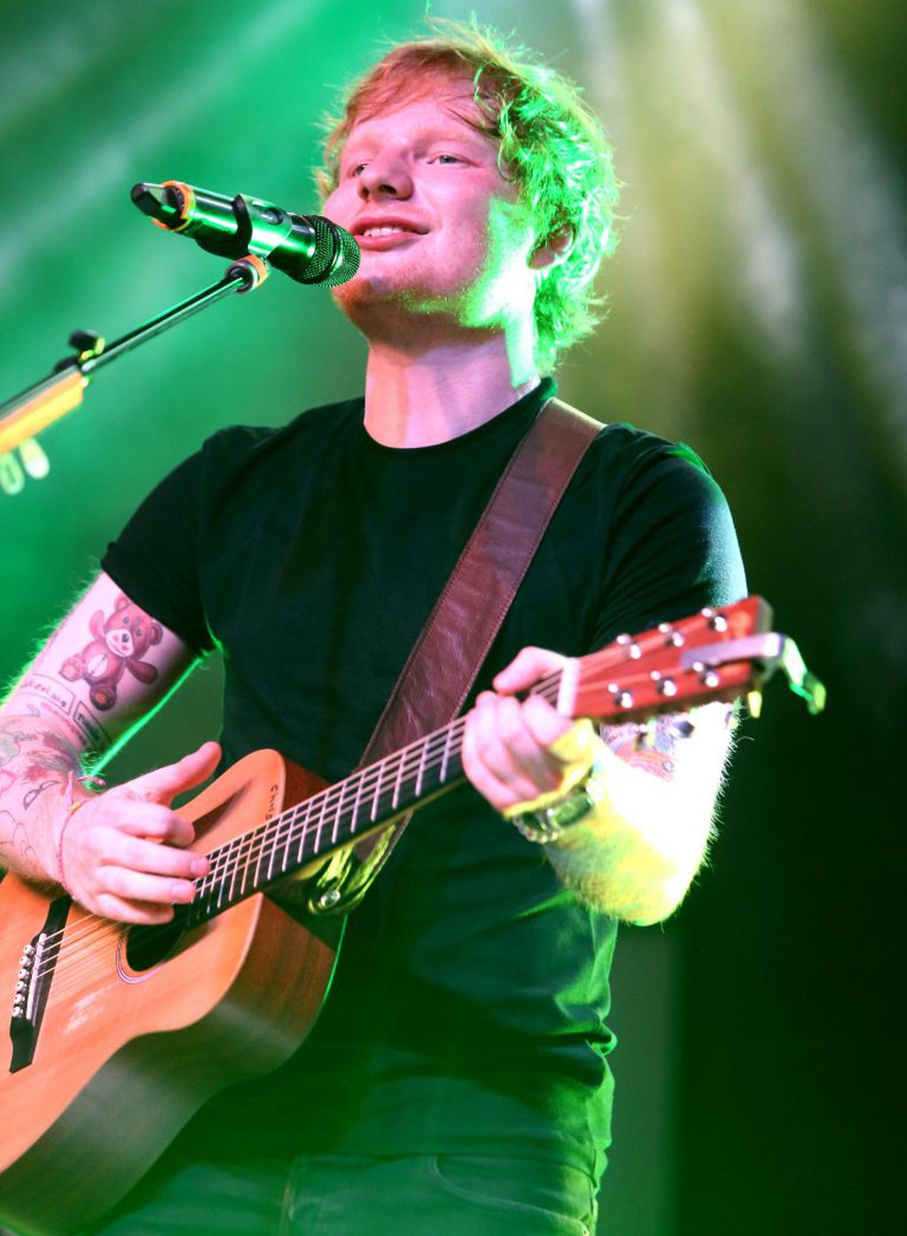 Singer-songwriter Ed Sheeran performs in concert during the Mix 106.5 Summer Blast at Power Plant Live on Tuesday, July 1, 2014, in Baltimore. (Photo by Owen Sweeney/Invision/AP) eeuu baltimore Ed Sheeran recital  Mix 106.5 Summer Blast musica musicos