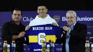 Presentación de Marcos Rojo en Boca