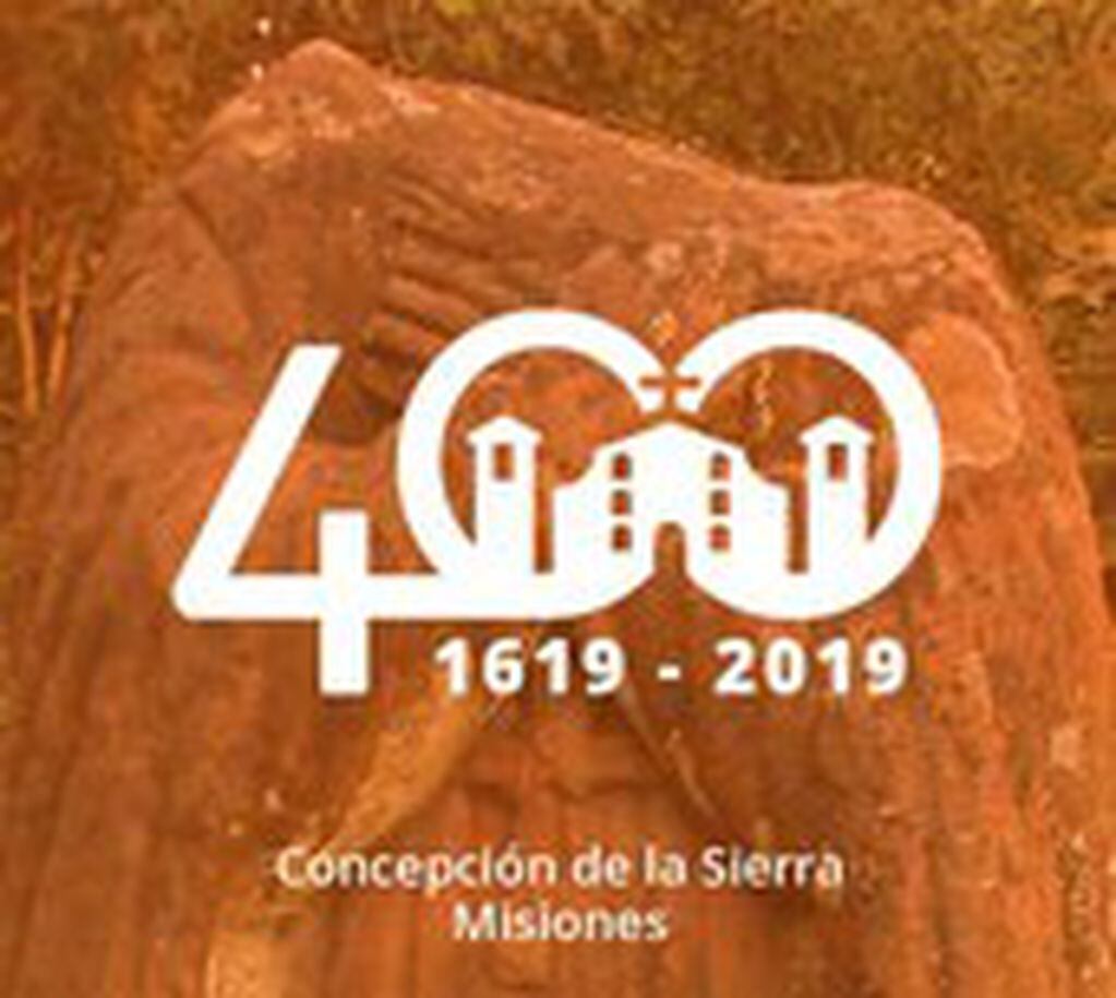 Concepción de la Sierra y su logo de los 400 años. (concepciondelasierra.com.ar)