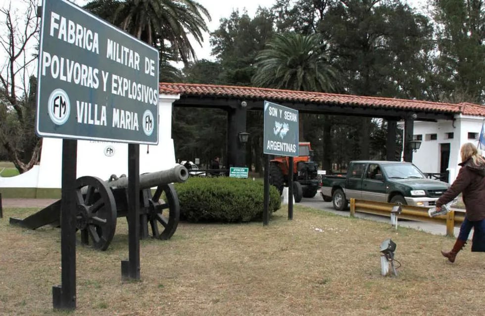 La Fábrica Militar de Villa María retomará trabajadores despedidos en 2018. (LaVoz/Archivo).