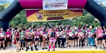 Exitosa “Maratón Rosa” en El Soberbio