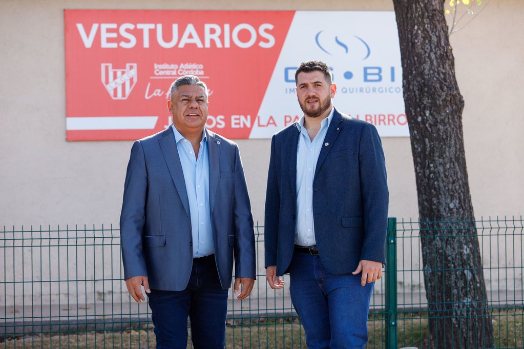 El presidente Claudio Tapia conoció el predio de Instituto y los proyectos del club que preside Juan Manuel Cavagliatto (Foto: Prensa IACC).