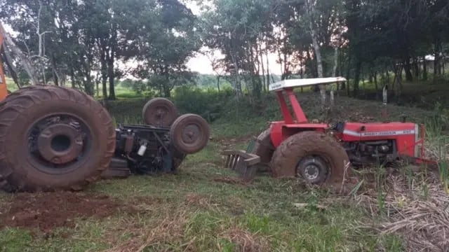 El Soberbio: un joven falleció tras el vuelco de su tractor