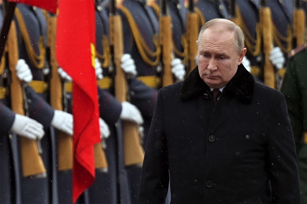 Vladimir Putin, presidente de Rusia, agradeció a los militares y veteranos por la “lealtad” y por estar cumpliendo su “tarea militar” de manera “heroica”.