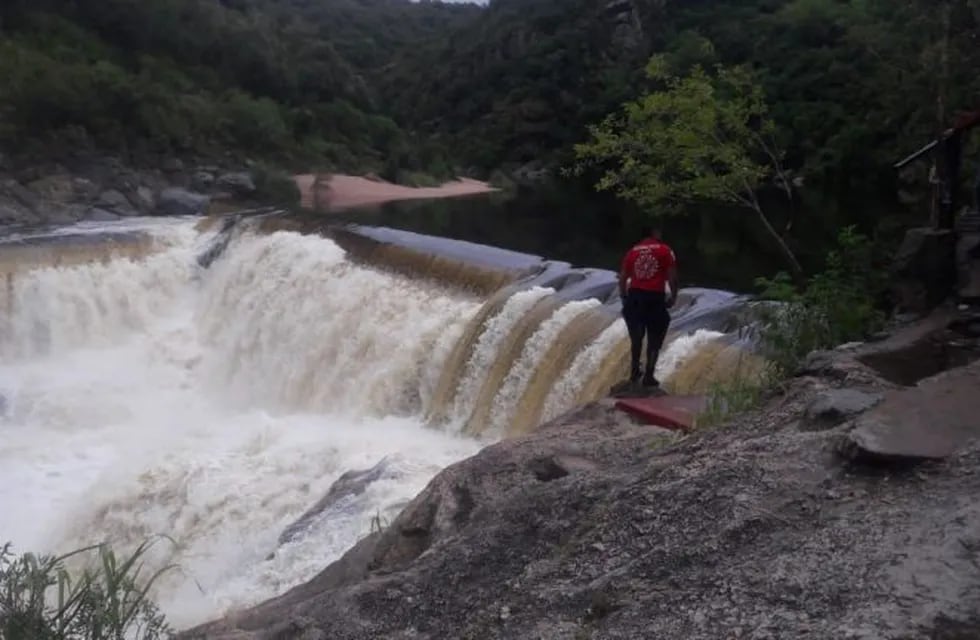 Imágenes de la creciente del río San Antonio.