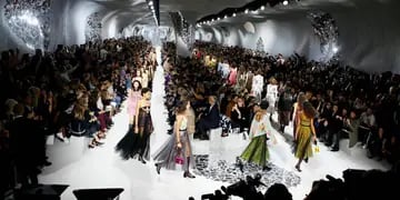 Desfile de Dior en Semana de la moda de París.