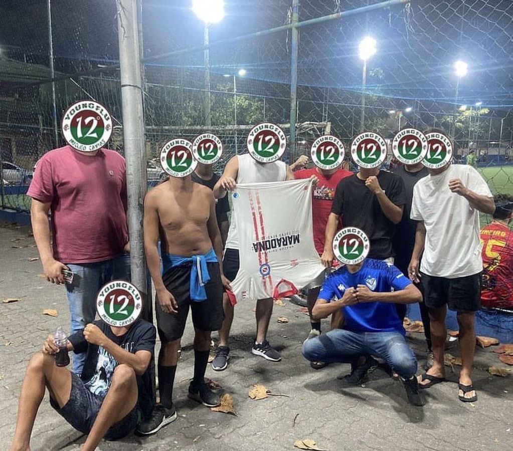 Los torcedores de Fluminense con la camiseta robada