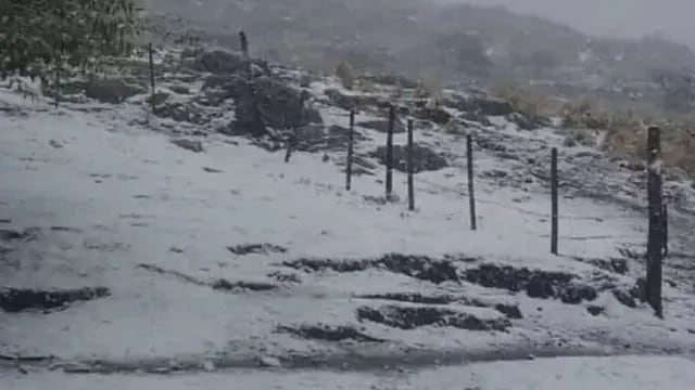 Nieve en Champaquí