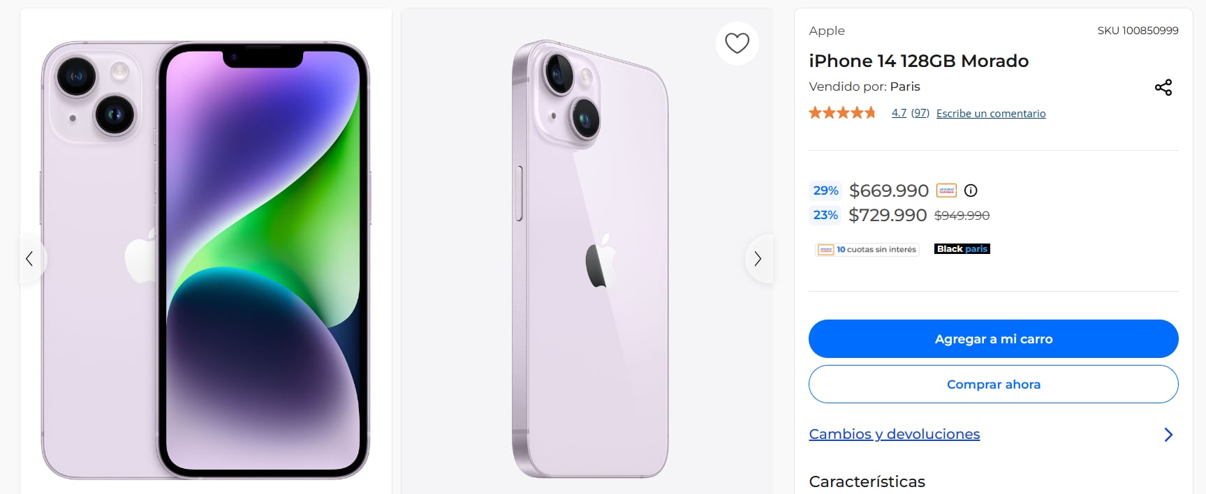 Esto es lo que vale un iPhone 14 en Chile.