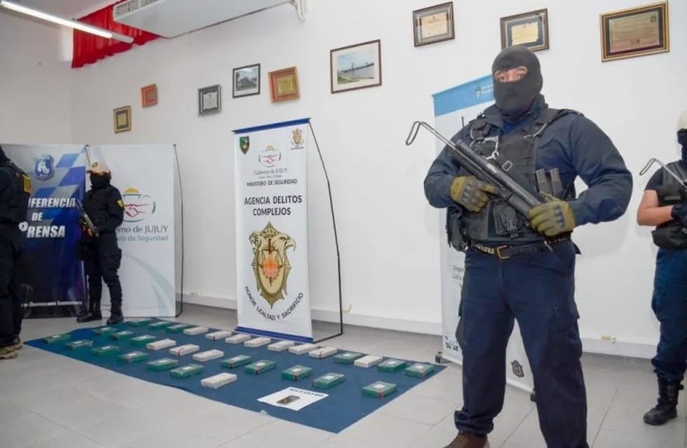 33 kilos de clorhidrato de cocaína secuestrados en Jujuy