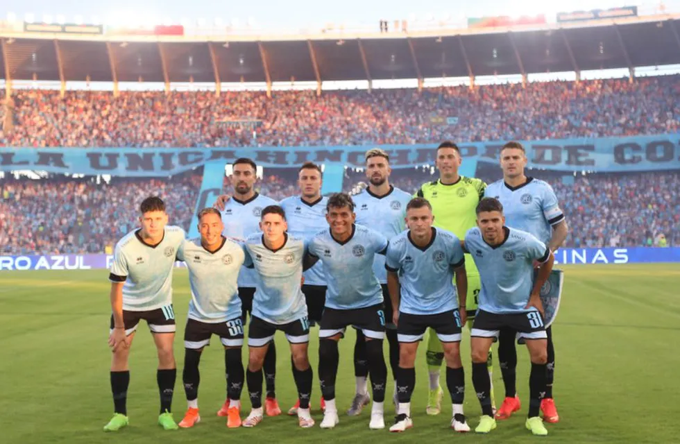 La formación de Belgrano en el clásico contra Talleres en el Kempes