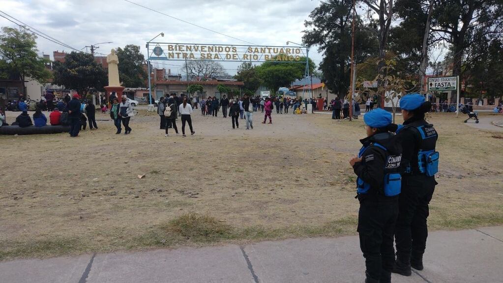 La Policía de Jujuy ha diagramado un amplio despliegue de seguridad para la peregrinación de este domingo a Río Blanco.