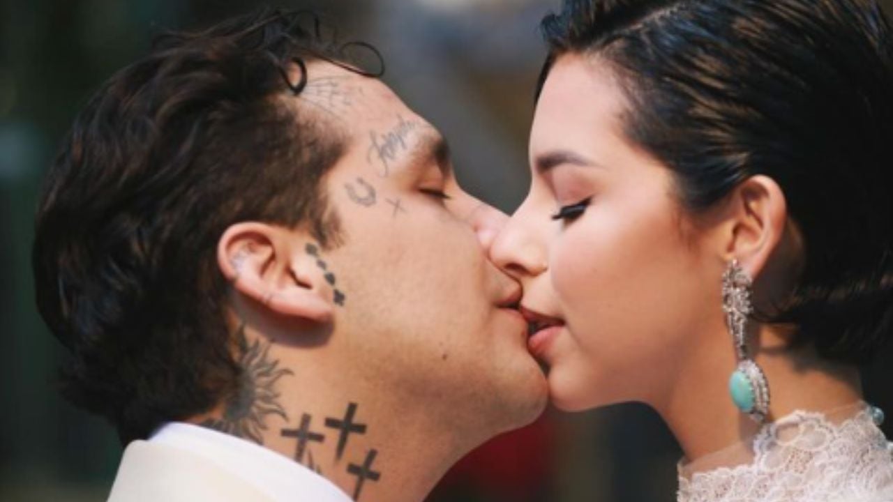 Christian Nodal y Ángela Aguilar se casaron, a menos de dos meses de confirmar su relación