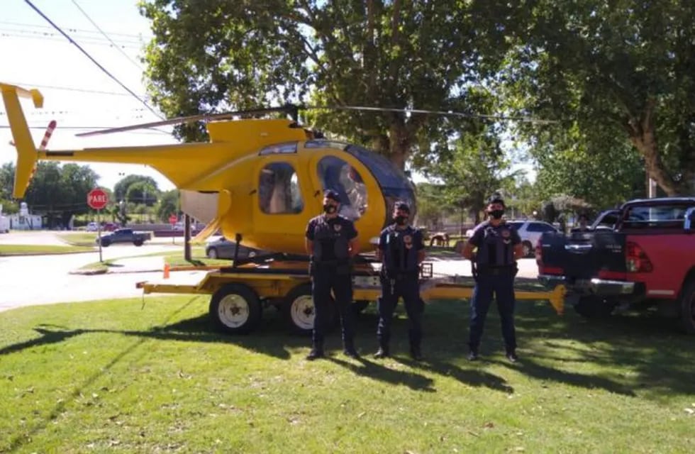 El simulador sirvió para una capacitación a personal médicos y de bomberos, para actuar en situaciones de riesgo.