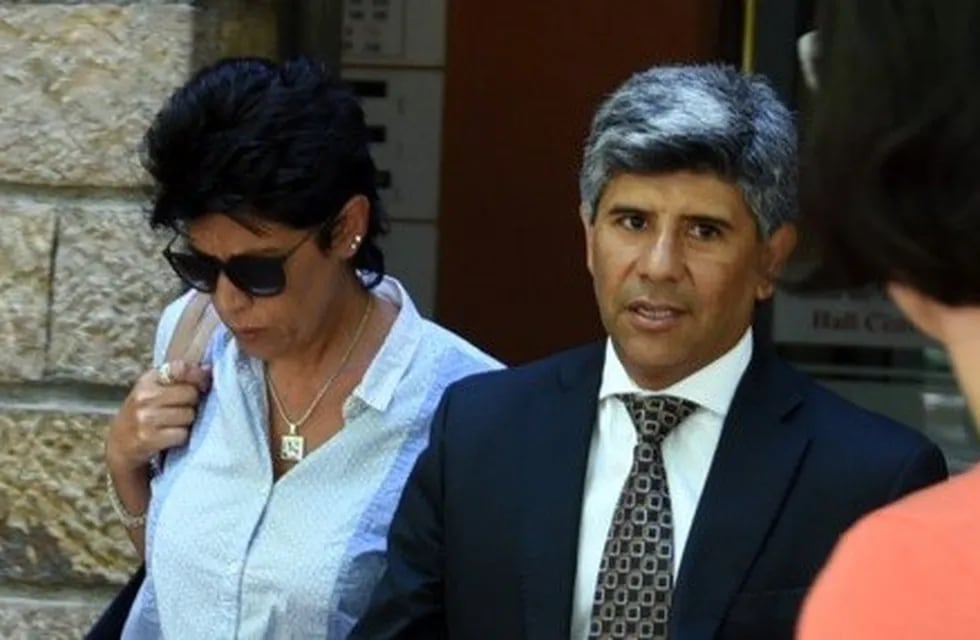 Alfredo Cornejo, Rubu00e9n Giacchi, estu00e1 acusado de golpear a su expareja, Laura García.