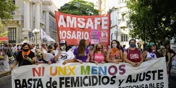 Marcha por el Día de la Mujer en Rosario