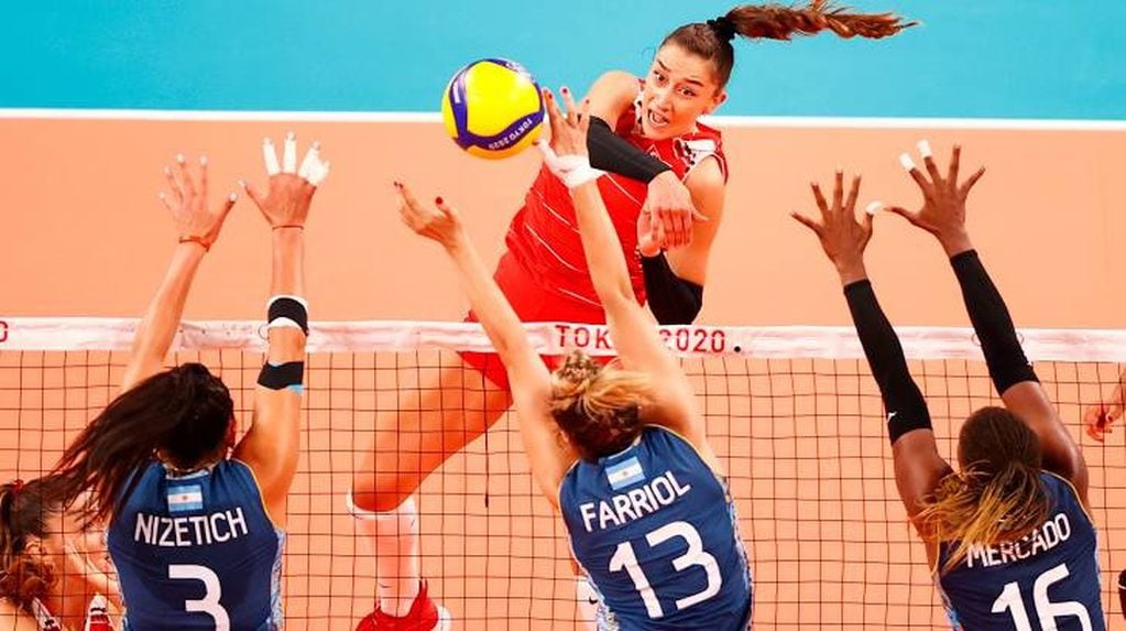 Turquía se quedó con el segundo set ante Argentina, en el partido por el Grupo B del vóley femenino de los Juegos Olímpicos.