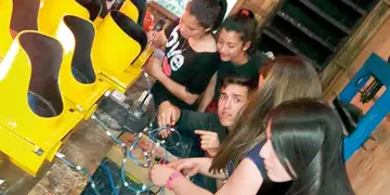 Alumnos de El Soberbio donaron semáforos a Colonia Aurora