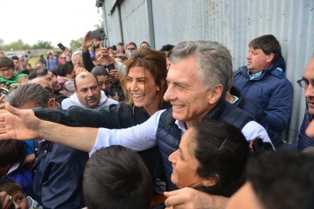 Mauricio Macri en la caravana del Sí se Puede en Córdoba.