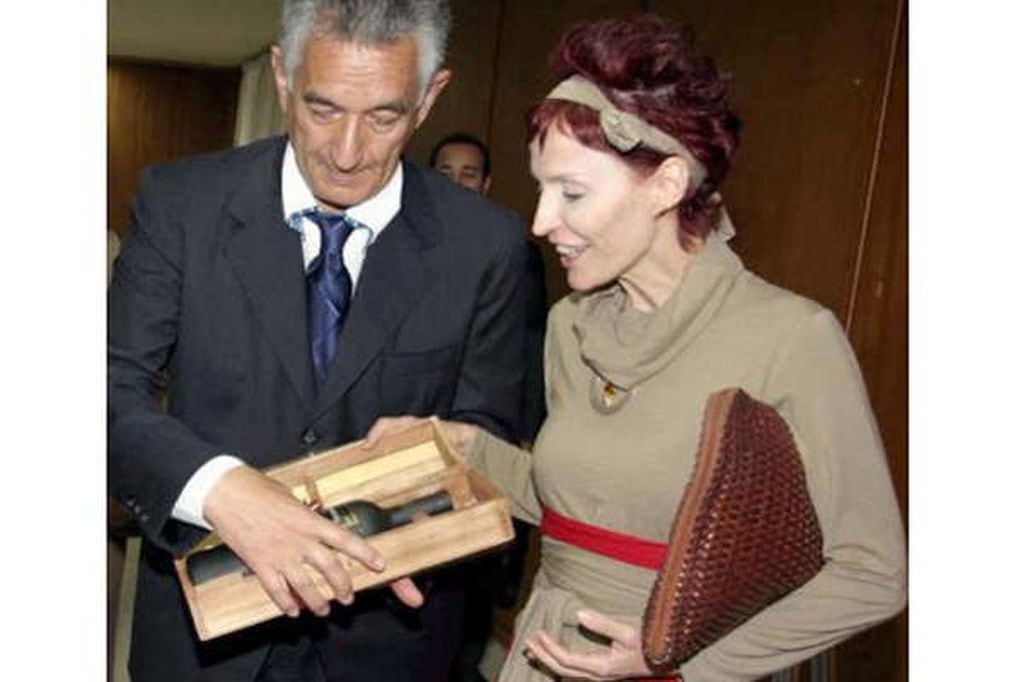 Rodríguez Saa y Esther Goris