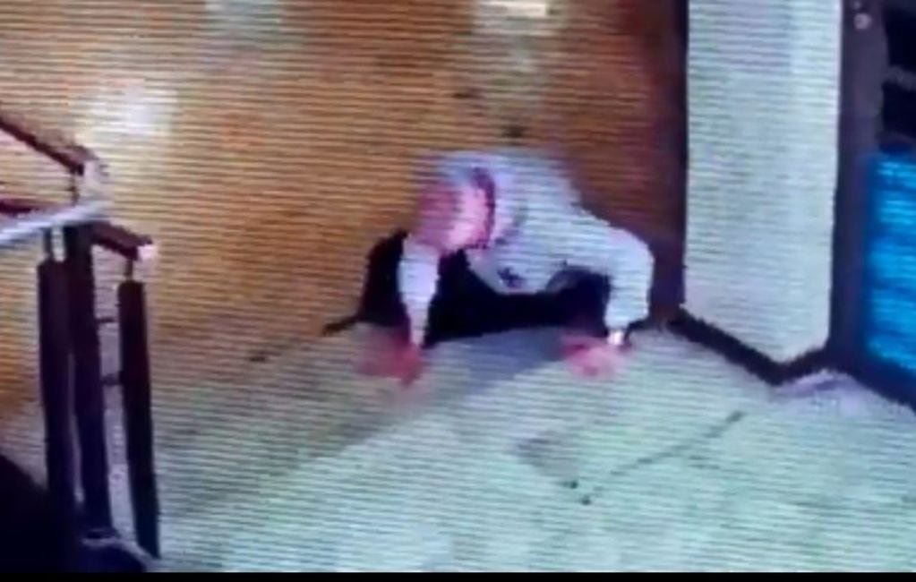 EL video muestra el momento en que Hugo Oldani es herido de muerte\u002E (Captura de pantalla)