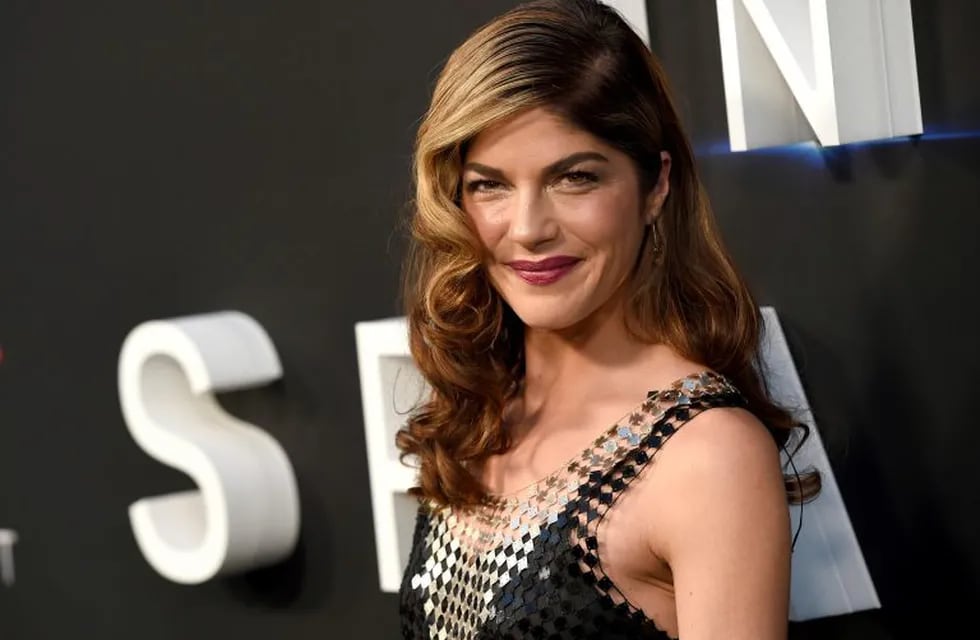 FILE - In this April 9, 2018 file photo, Selma Blair arrives at the Los Angeles premiere of \