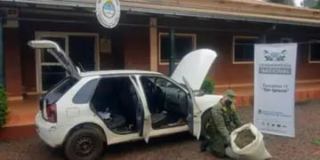 Gobernador Roca: secuestraron marihuana transportada en un automóvil
