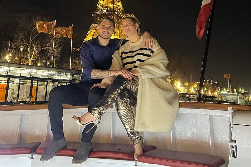 Wanda Nara y Mauro Icardi (Instagram).