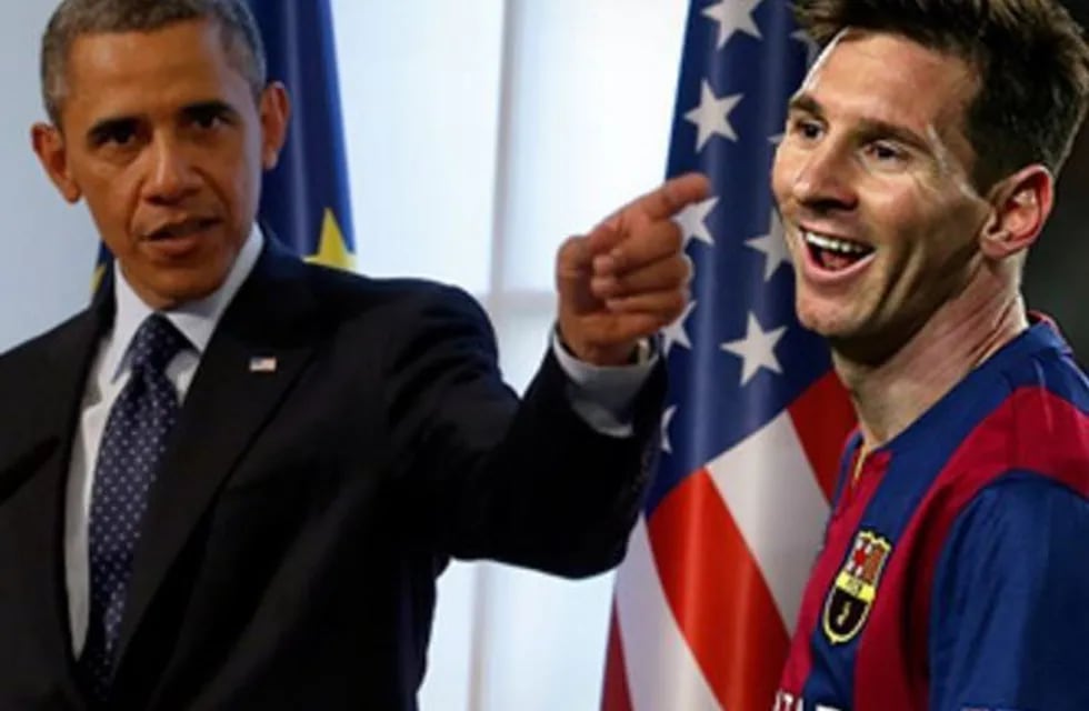 Barck Obama - Leonel Messi