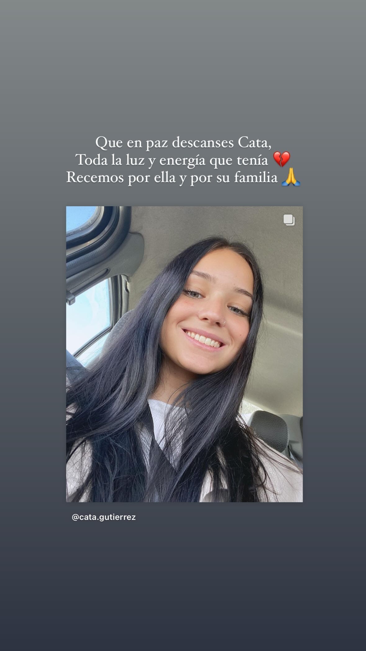 El mensaje de Julián Serrano para la familia Gutiérrez.