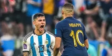El Cuti Romero rememoró aquel grito en la cara a Mbappé en la final del Mundial.