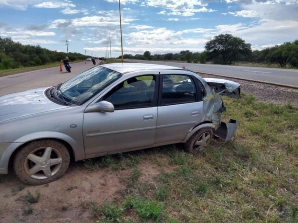 El accidente fue en el kilómetro 813 de la Autopista de las Serranías Puntanas.