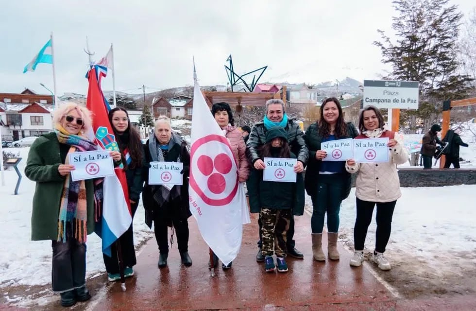 Ushuaia: realizaron el acto por el Día internacional de la Paz