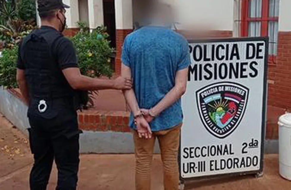 El detenido es un prófugo de la Comisaría de Eldorado