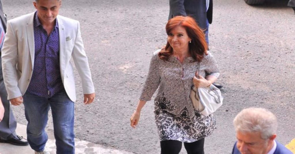 Cristina Kirchner en Comodoro Py (Foto: Archivo)