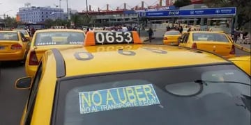 Taxistas anti Uber en Córdoba