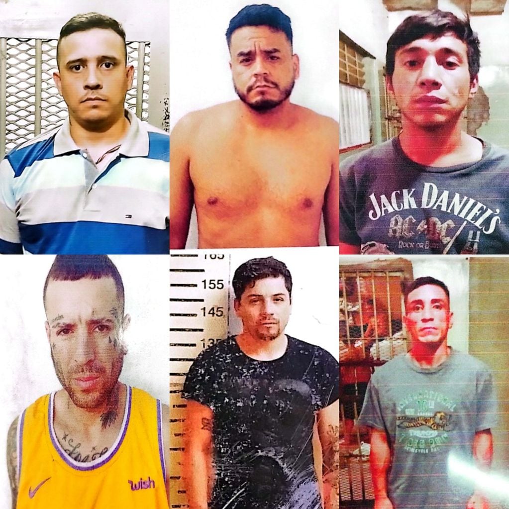 Los detenidos fugados de González Catán.