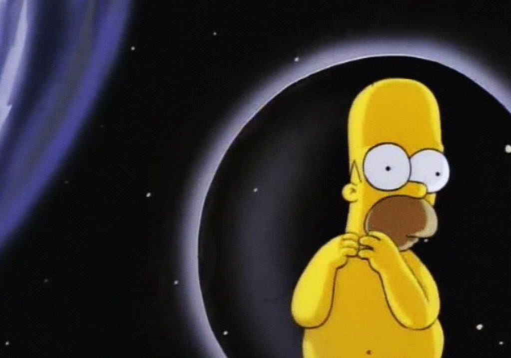Un pequeño Homero en el espacio. (Web)