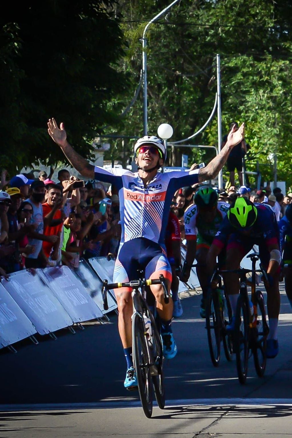 Mauricio Quiroga ganó la 1° Etapa de la II Vuelta del Porvenir de San Luis.