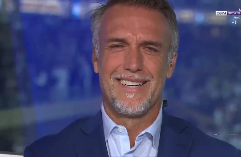 Gabriel Batistuta y su emoción por la consagración de Argentina.