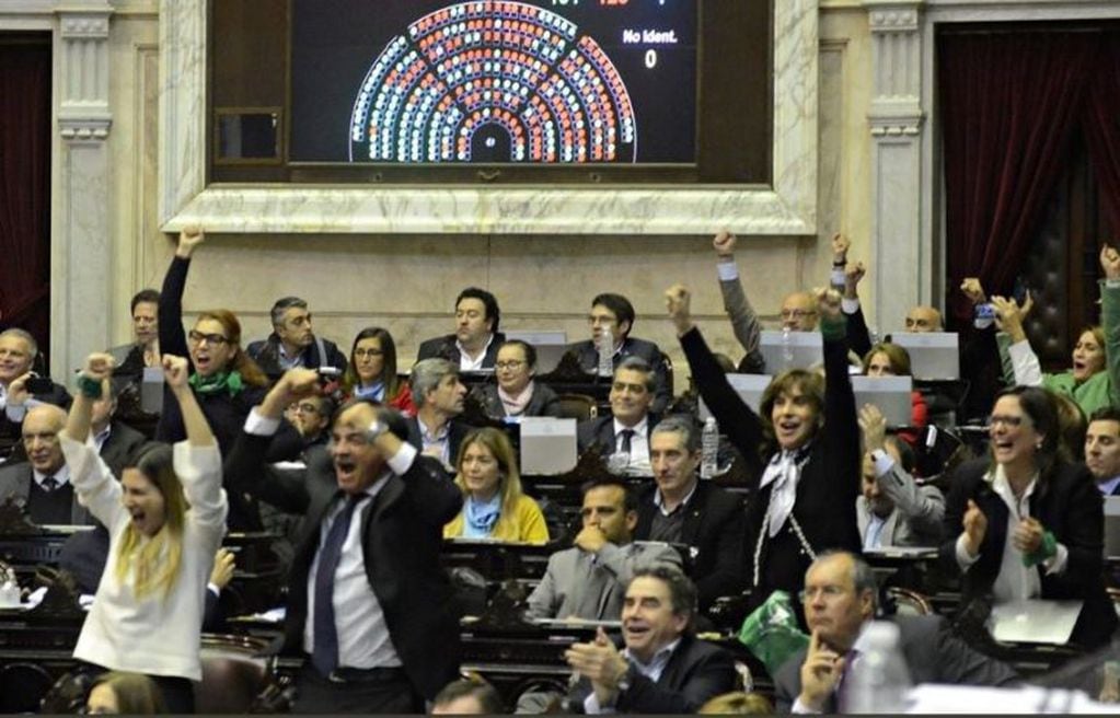 Votación en Diputados.