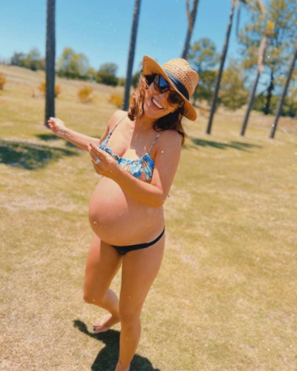 Agustina Cherri disfrutó su embarazo