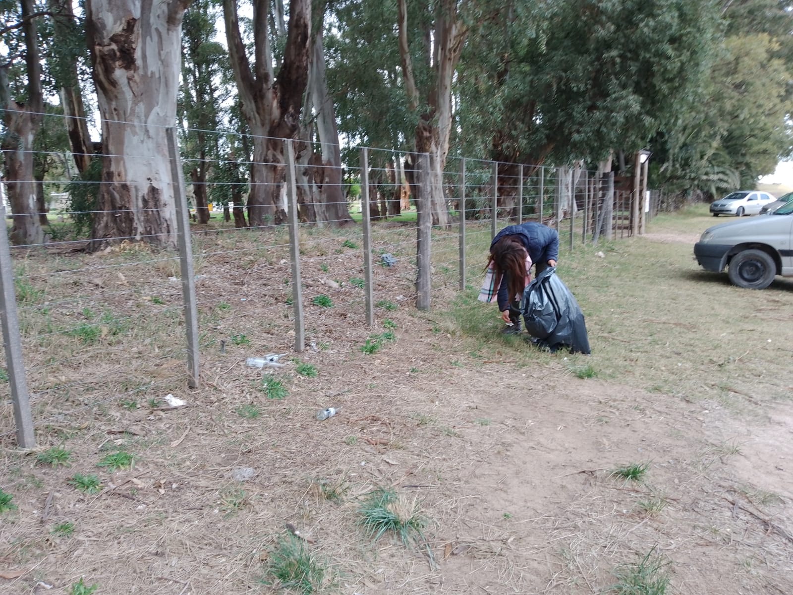 Trabajos de embellecimiento en el Parque Cabañas de Tres Arroyos