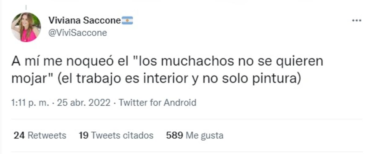 Viviana Saccone no suele generar escándalos.